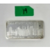 Image 1 : 10 Oz .999 Silver Wall Street Twin Towers Bar 