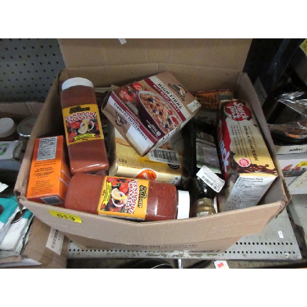 Box of Assorted Food Products 