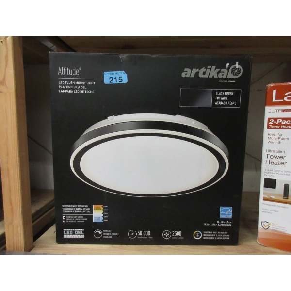 Artika "Altitude" LED Flush Mount Ceiling Light