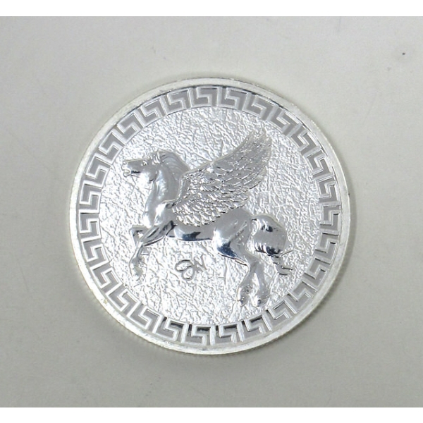 1 Oz .999 Silver 2022 Pegasus Coin 