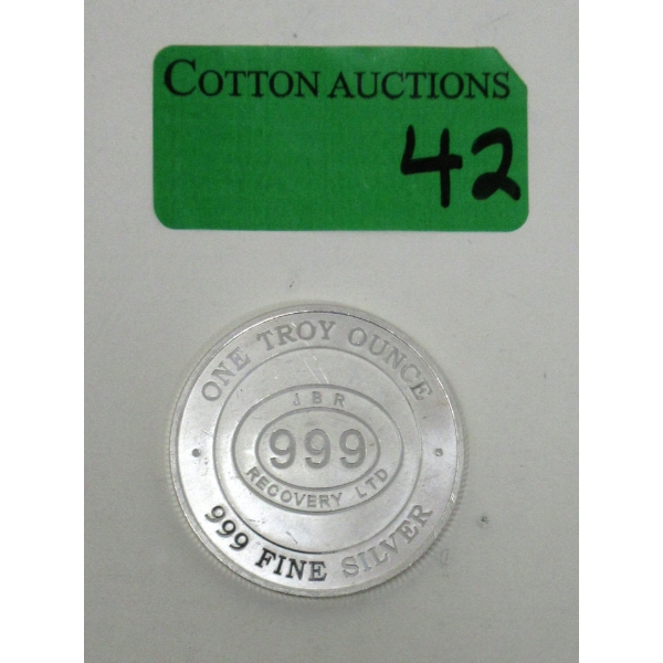 1 Oz .999 Silver JBR Round 