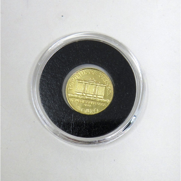 1/25th Oz .9999 Fine Gold 2023 Philharmoniker Coin 