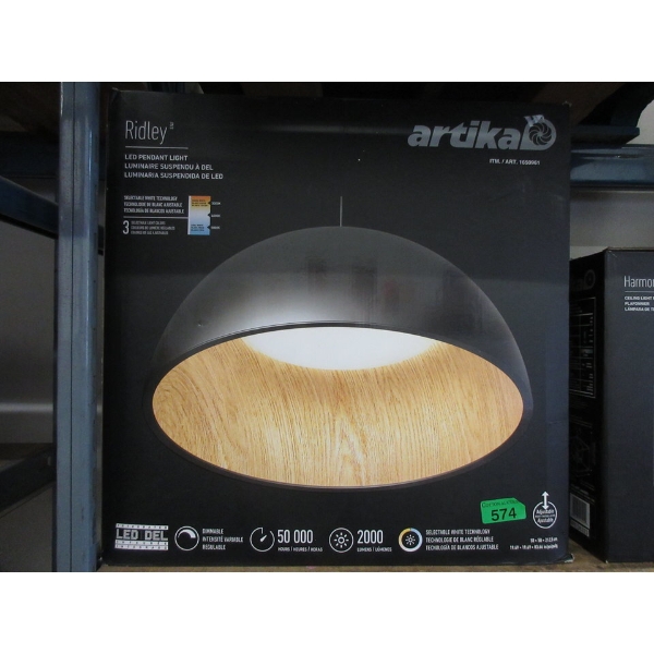 Artika "Ridley" 20" LED Pendant Light Fixture