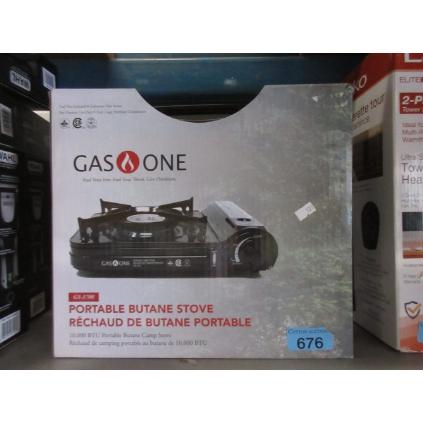 Gas One 10,000 BTU Portable Butane Stove 