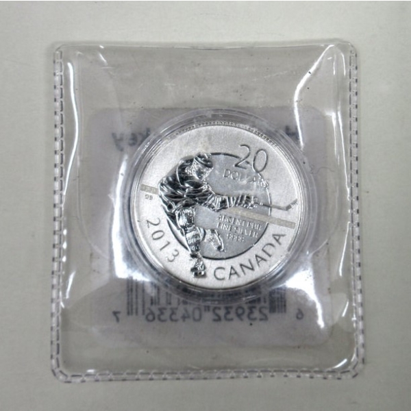 .9999 Silver 2013 HOCKEY $20 Coin 