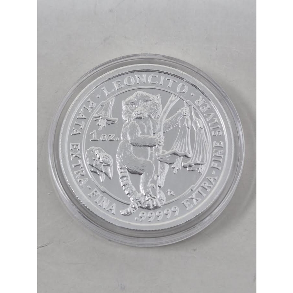 1 Oz .99999 Silver 2012 Leoncito Round 