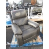 Image 1 : Grey Faux Leather Power Recliner