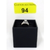 Image 3 : 14KT & 10KT White Gold Ladies Estate Solitaire Ring
