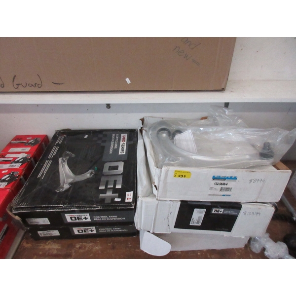 5 Assorted New Automotive Control Arms