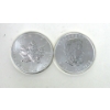 Image 2 : 5 x 1 Oz .9999 Silver 2012 Maple Leaf Coins 