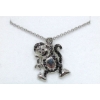 Image 1 : Black Diamond "Hanging Monkey" Pendant 