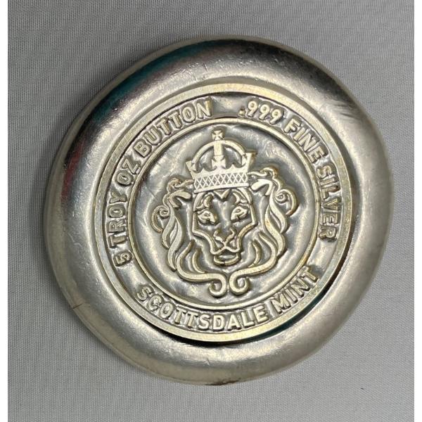 5 Oz .999 Silver Scottsdale Button 
