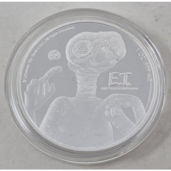 1 Oz .999 Silver E.T. 40th Anniversary Coin 