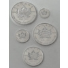 Image 1 : .9999 Silver 2021 Maple Leaf Fractional Set    