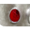 Image 4 : Tagliamonte .925 Silver & Glass Cameo Cuff Bracelet