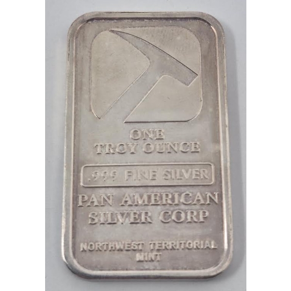 1 Oz .999 Silver Northwest Territorial Mint Bar