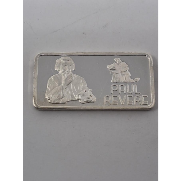 1 Oz .999 Silver Our Greatest Americans Bar