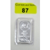 Image 1 : 1 Oz .999 Silver SilverTowne Miner/Mule Bar 