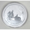Image 1 : 10 Oz .999 Silver 2011 Year of the Rabbit Coin 