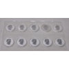 Image 3 : Uncut sheet 10 x 1 Oz .9999 Silver Maple Leaf Coins 