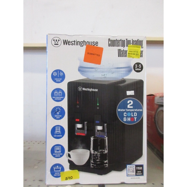 Westinghouse Countertop Top-Loading Water Cooler