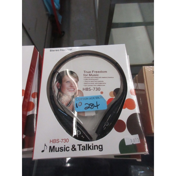 10 New HBS-730 Stereo Headsets - Black