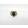 Image 2 : 14 K Yellow Gold Mans Star Sapphire Ring - 4.9 Carats