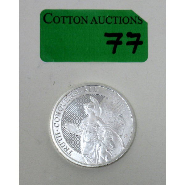 1 Oz .999 Silver St. Helena Coin 