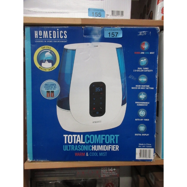 Homedics Warm & Cool Mist Ultrasonic Humidifier