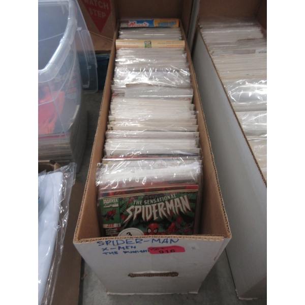150+ Assorted Comics in Protective Sleeves - Preowned