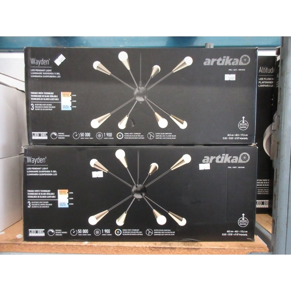 2 Artika  Wayden  Retro Style LED Pendant Lights