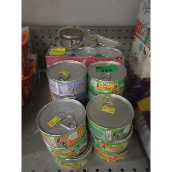 23 Cans of Assorted Cat Food