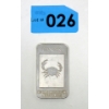 Image 1 : 1 Oz .999+ Silver Cancer Zodiac Bar 