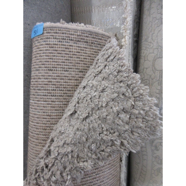 5' x 7' Grey Brown Shag Area Carpet