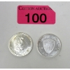 Image 1 : 2 x 1/2 Oz .999 Silver 1975 Andrew Jackson Rounds 