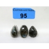 Image 1 : 3 Labradorite Rings 