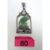 Image 1 : Sajen .925 Silver Gemstone Dolphin Pendant
