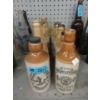 Image 1 : 10 Vintage Stoneware Ginger Beer Bottles