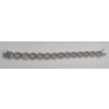 Image 4 : Diamond Studded Scallop Design Tennis Bracelet 