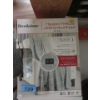 Image 1 : Brookstone 50" x 60" Heated Throw - Grey Check