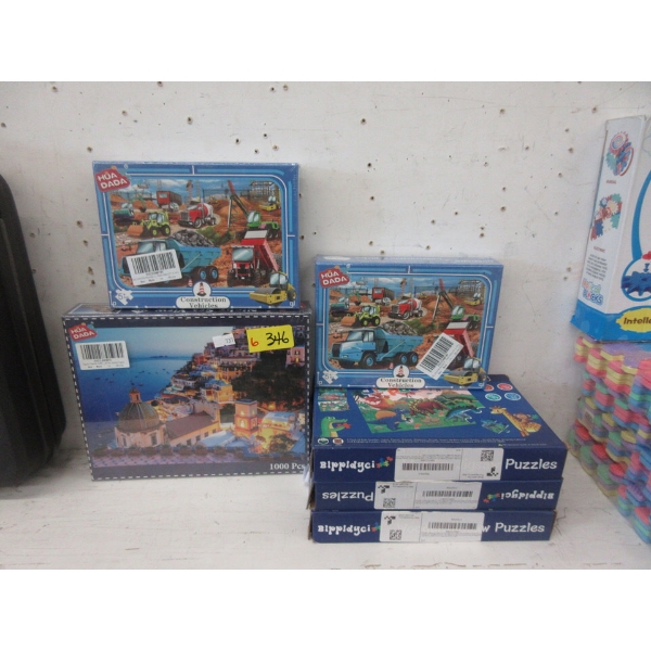 6 Assorted Children's Jig Saw Puzzles