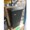 Image 1 : New Slim Black Locking Kitchen Trash Can - 40 L