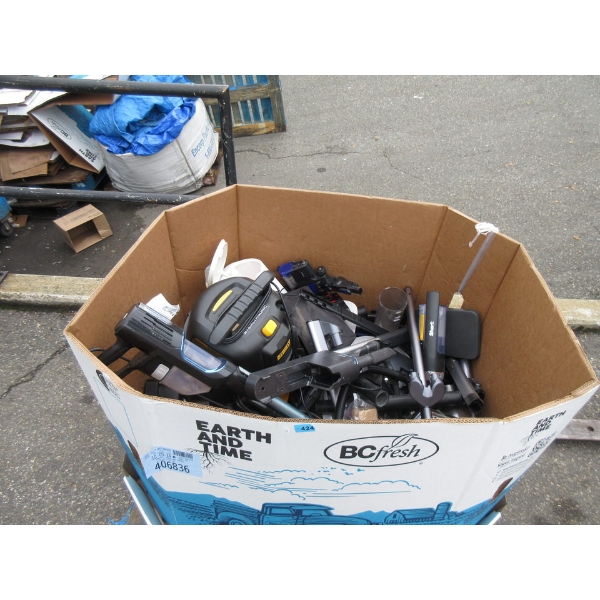 Skid of Assorted Vacuum Cleaner Parts