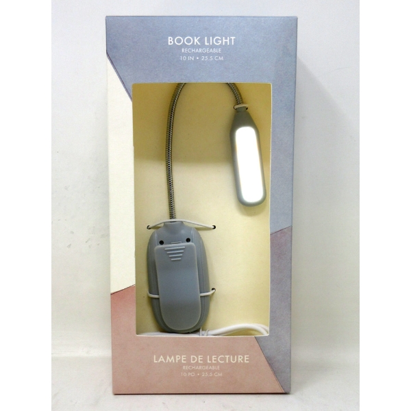 12 New Clip-On Rechargeable LED Booklights - Blue