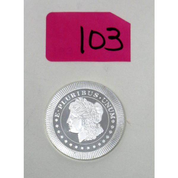 1 Oz .999 Silver E.Pluribus.Unum Round 