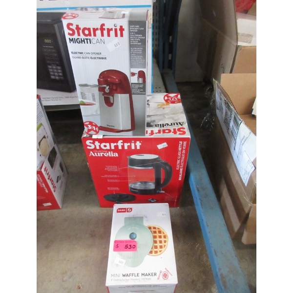 2 Starfrit & 1 Dash Small Kitchen Appliances