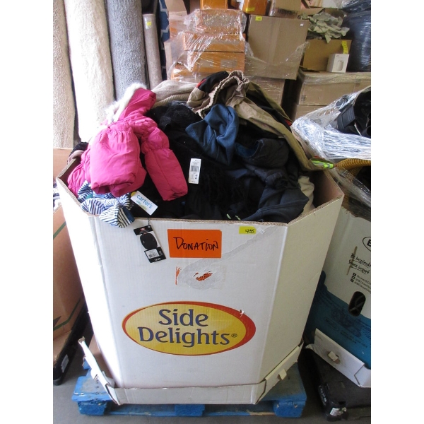 Skid of Overstock & Customer Return Clothing
