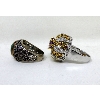 Image 3 : 2 x Sterling Silver Estate Rings 