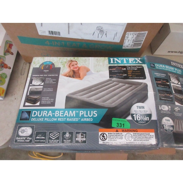 Intex Inflatable Dura-Beam Plus Twin Mattress