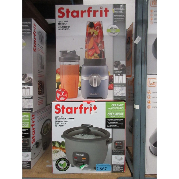Starfrit Personal Blender & 10-Cup Rice Cooker